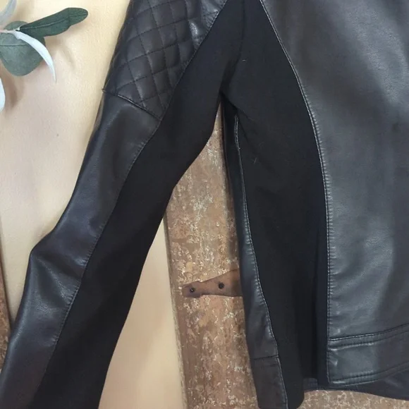 Express Faux Leather Moto Jacket - Picture 6 of 10